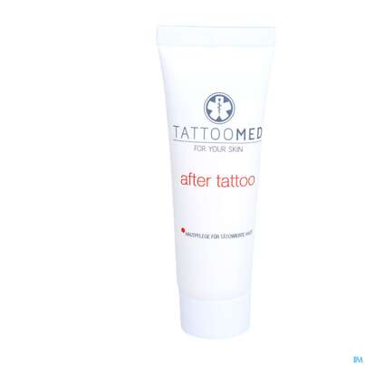Sie sehen eine Packung Tattoomed After/tattoo Hautcreme Wundsalbe 25ml, Produktbild: 01 Tattoomed After/tattoo Hautcreme Wundsalbe 25ml, A-Nr.: 4533503 - 01