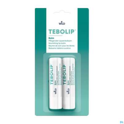 Sie sehen eine Packung Tebo Lip Balm 5g 2st, Produktbild: 01 Tebo Lip Balm 5g 2st, A-Nr.: 4313598 - 01