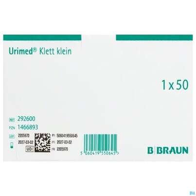Sie sehen eine Packung Urimed Klett Small 10 10st, Produktbild: 01 Urimed Klett Small 10 10st, A-Nr.: 4778848 - 01