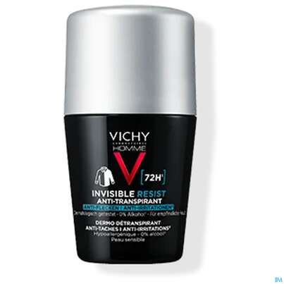 Vichy Homme Deo/roll-on/72h Anti-flecken Dp 100ml, A-Nr.: 5893801 - 04