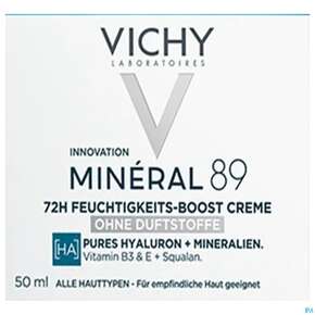 Vichy Mineral 89 Creme Ohne Duftstoffe Reichhaltig Doppe 100ml, A-Nr.: 5890062 - 01