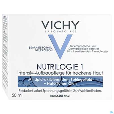 Vichy Nutrilogie 1 Aufbaucreme Trockene Haut Dp 100ml, A-Nr.: 4379611 - 02