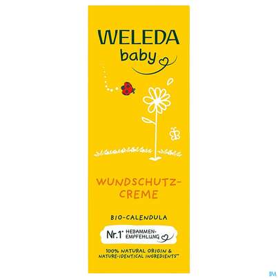 Sie sehen eine Packung Weleda Calendula Wundschutzcreme 30ml, Produktbild: 02 Weleda Calendula Wundschutzcreme 30ml, A-Nr.: 5190910 - 02