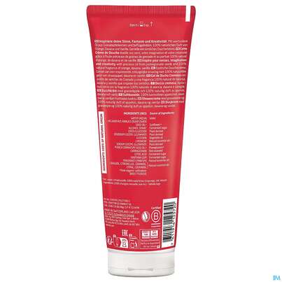 Sie sehen eine Packung Weleda Inspire Shower Cream Granatapfel 200ml, Produktbild: 03 Weleda Inspire Shower Cream Granatapfel 200ml, A-Nr.: 5909637 - 03
