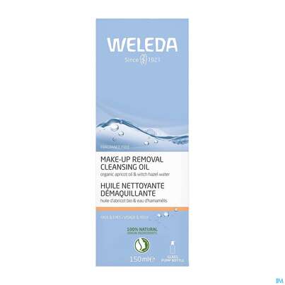 Sie sehen eine Packung Weleda Make-up Removal Cleansing Oil 150ml, Produktbild: 01 Weleda Make-up Removal Cleansing Oil 150ml, A-Nr.: 5902486 - 01