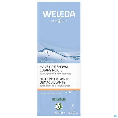Sie sehen eine Packung Weleda Make-up Removal Cleansing Oil 150ml, Produktbild: 02 Weleda Make-up Removal Cleansing Oil 150ml, A-Nr.: 5902486 - 02