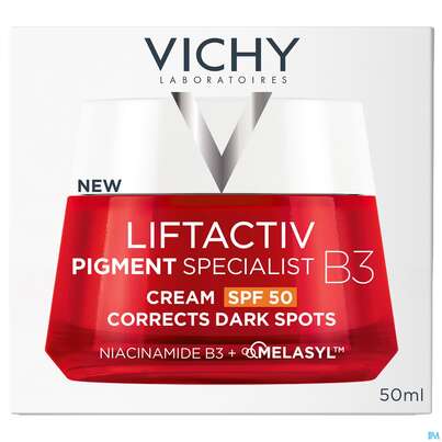 Vichy Liftactiv B3 Anti-pigmentflecken Creme Lsf50 50ml, A-Nr.: 5662504 - 05
