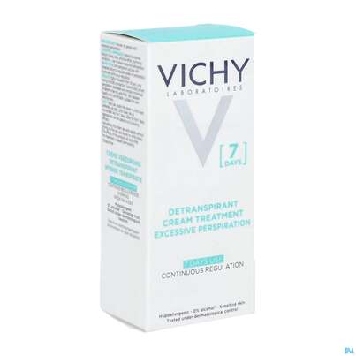 Sie sehen eine Packung Vichy Deocreme Regulierend 7 Tage Wirkung 30ml, Produktbild: 04 Vichy Deocreme Regulierend 7 Tage Wirkung 30ml, A-Nr.: 2618833 - 04