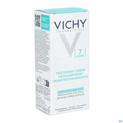 Sie sehen eine Packung Vichy Deocreme Regulierend 7 Tage Wirkung 30ml, Produktbild: 05 Vichy Deocreme Regulierend 7 Tage Wirkung 30ml, A-Nr.: 2618833 - 05
