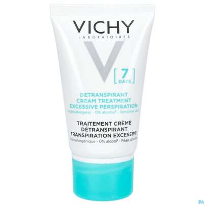 Sie sehen eine Packung Vichy Deocreme Regulierend 7 Tage Wirkung 30ml, Produktbild: 18 Vichy Deocreme Regulierend 7 Tage Wirkung 30ml, A-Nr.: 2618833 - 18