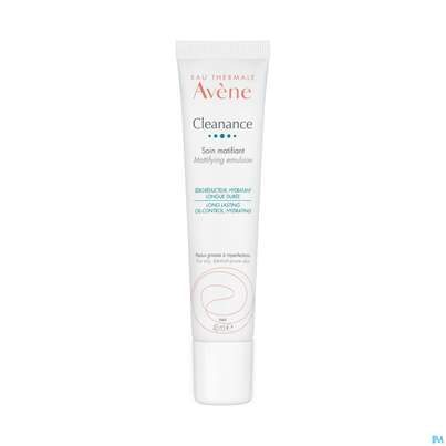 Sie sehen eine Packung Avene Cleanance Mattierende Emulsion 40ml, Produktbild: 08 Avene Cleanance Mattierende Emulsion 40ml, A-Nr.: 5379145 - 08
