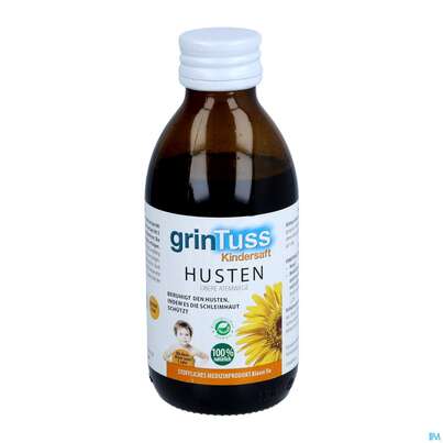 Sie sehen eine Packung Hustensaft Aboca Grintuss Kinder Ab 1jahr 210g, Produktbild: 05 Hustensaft Aboca Grintuss Kinder Ab 1jahr 210g, A-Nr.: 5617001 - 05