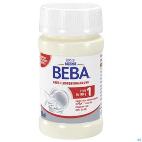 Beba Fruehgeborenennahrung Stufe 1 Fluessig 12610985 90ml 32st, A-Nr.: 4023825 - 01