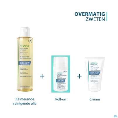 Sie sehen eine Packung Ducray Hidrosis Control Fuss-hand +gesicht Creme Anti-transpirant Neu 50ml, Produktbild: 07 Ducray Hidrosis Control Fuss-hand +gesicht Creme Anti-transpirant Neu 50ml, A-Nr.: 5724180 - 07