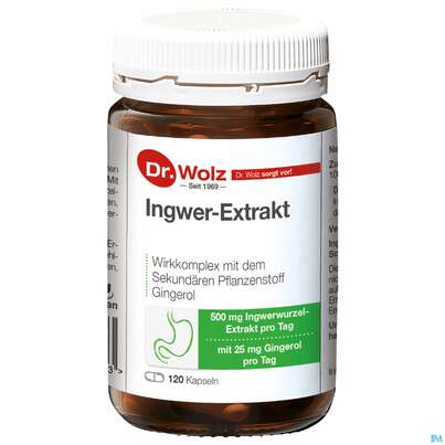 Ingwer Kapseln Extrakt Dr.wolz Nr 60547 120st, A-Nr.: 4297741 - 02