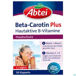 Beta Carotin Kapseln -abtei 50000 50st, A-Nr.: 3747840 - 01