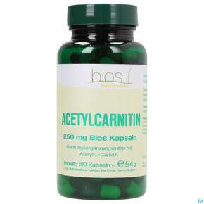 Bios Acetylcarnitin 250mg 100 Kapseln, A-Nr.: 3992054 - 01