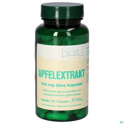 Bios Apfelextrakt 100mg 100 Kapseln, A-Nr.: 3890684 - 01