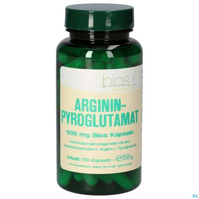 Bios Argininpyroglutamat 500mg 100 Kapseln, A-Nr.: 4247200 - 01