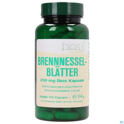Bios Brennesselblätter 250mg 100 Kapseln, A-Nr.: 3890827 - 01