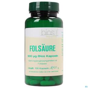 Bios Folsäure 900 µg 100 Kapseln, A-Nr.: 3891206 - 01