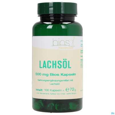 Bios Lachsöl 500mg 100 Kapseln, A-Nr.: 3891910 - 01