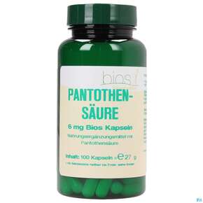 Bios Pantothensäure 6mg 100 Kapseln, A-Nr.: 3892654 - 01