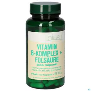 Bios Vitamin B Komplex + Folsäure 100 Kapseln, A-Nr.: 3893518 - 01