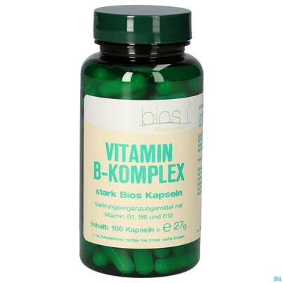 Bios Vitamin B-komplex Stark 100 Kapseln, A-Nr.: 3893487 - 01