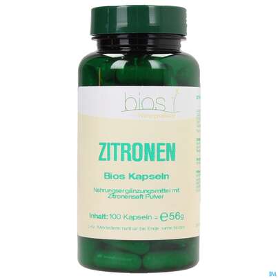 Bios Zitronen 100 Kapseln, A-Nr.: 3893719 - 01