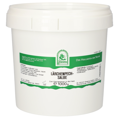 Sie sehen eine Packung LAERCHENPECHSALBE 1000 G, Produktbild: 01 LAERCHENPECHSALBE 1000 G, A-Nr.: 4376498 - 01