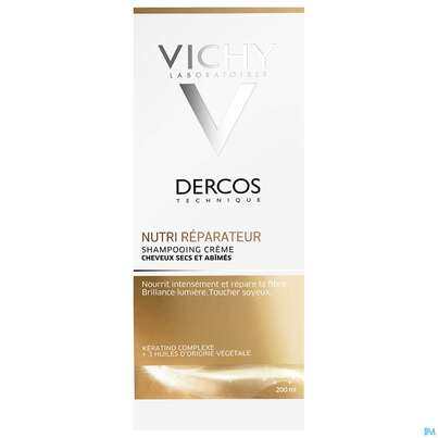 Sie sehen eine Packung Shampoon Vichy/dercos Aufbau Repair Creme Neu 2012 200ml, Produktbild: 01 Shampoon Vichy/dercos Aufbau Repair Creme Neu 2012 200ml, A-Nr.: 4005106 - 01