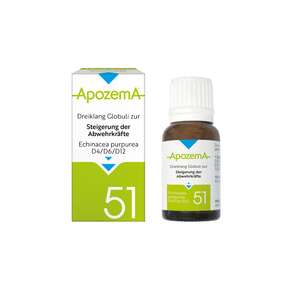 Apozema® Nr. 51: Dreiklang Globuli zur Steigerung der Abwehrkräfte, A-Nr.: 3529480 - 01
