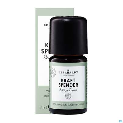 Sie sehen eine Packung Aetherische Oele Dr.eberhardt Bio Kraftspender 5ml, Produktbild: 07 Aetherische Oele Dr.eberhardt Bio Kraftspender 5ml, A-Nr.: 5766296 - 07