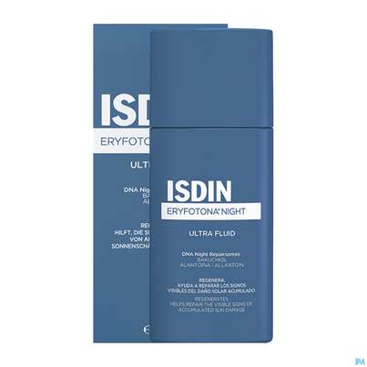 Sie sehen eine Packung Sonnenprodukte Isdin Eryfotona Night 50ml, Produktbild: 07 Sonnenprodukte Isdin Eryfotona Night 50ml, A-Nr.: 5805470 - 07