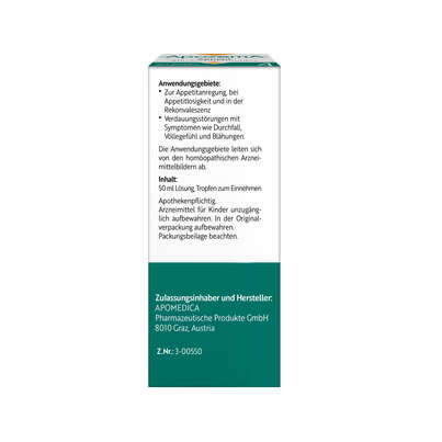 Apozema® Nr. 04 Appetit-Tropfen, A-Nr.: 0745444 - 06