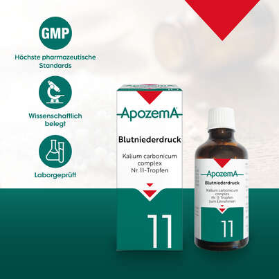Apozema® Nr. 11 Blutniederdruck-Tropfen, A-Nr.: 0987816 - 04