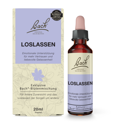 Sie sehen eine Packung Bach®- Blütenmischung LOSLASSEN, Produktbild: 01 Bach®- Blütenmischung LOSLASSEN, A-Nr.: 6146710 - 01