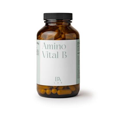 Sie sehen eine Packung Bioflora LAB Amino Vital Kapseln 180 Stk, Produktbild: 01 Bioflora LAB Amino Vital Kapseln 180 Stk, A-Nr.: 6048887 - 01