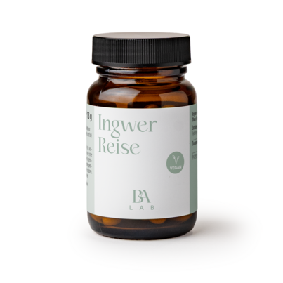Sie sehen eine Packung Bioflora Lab Ingwer Reise Kapseln 30 ST, Produktbild: 01 Bioflora Lab Ingwer Reise Kapseln 30 ST, A-Nr.: 5888929 - 01