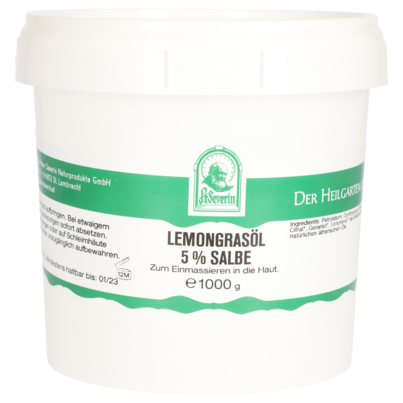 LEMONGRASOEL 5% SALBE 1000G, A-Nr.: 5802187 - 01