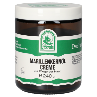 Sie sehen eine Packung MARILLENKERNOEL CREME 240 G, Produktbild: 01 MARILLENKERNOEL CREME 240 G, A-Nr.: 5881614 - 01