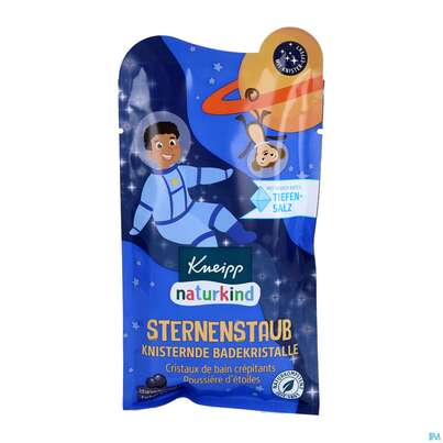 Sie sehen eine Packung Kneipp Naturkind Knisterndes Badesalz Sternenstaub 60g, Produktbild: 02 Kneipp Naturkind Knisterndes Badesalz Sternenstaub 60g, A-Nr.: 5640709 - 02