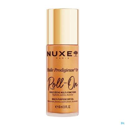 Sie sehen eine Packung Nuxe Huile Prodigieuse Or Roll-on Multi-purpose Dry Oil 60ml, Produktbild: 02 Nuxe Huile Prodigieuse Or Roll-on Multi-purpose Dry Oil 60ml, A-Nr.: 5970631 - 02