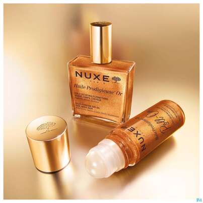 Sie sehen eine Packung Nuxe Huile Prodigieuse Or Roll-on Multi-purpose Dry Oil 60ml, Produktbild: 05 Nuxe Huile Prodigieuse Or Roll-on Multi-purpose Dry Oil 60ml, A-Nr.: 5970631 - 05