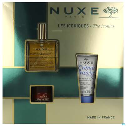 Nuxe Xmas/2024/the Iconics 2024 Hp Oel 50ml+rdm Lip B 15 Creme Fraiche Pl Creme 30ml 1st, A-Nr.: 5900211 - 01