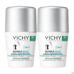Vichy Deo/roll-on 72h Anti-flecken Invisible Doppelpack 100ml, A-Nr.: 5893793 - 01