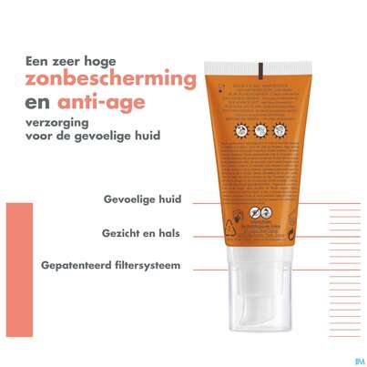 Sie sehen eine Packung Avène Anti-aging-sonnenschutz Spf 50+ 50ml, Produktbild: 12 Avène Anti-aging-sonnenschutz Spf 50+ 50ml, A-Nr.: 4606018 - 12