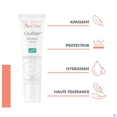 Sie sehen eine Packung Avène Cicalfate+ Narbenpflege-gel 30ml, Produktbild: 13 Avène Cicalfate+ Narbenpflege-gel 30ml, A-Nr.: 5413008 - 13