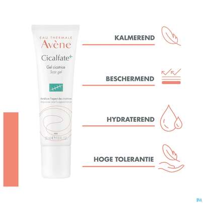 Sie sehen eine Packung Avène Cicalfate+ Narbenpflege-gel 30ml, Produktbild: 18 Avène Cicalfate+ Narbenpflege-gel 30ml, A-Nr.: 5413008 - 18